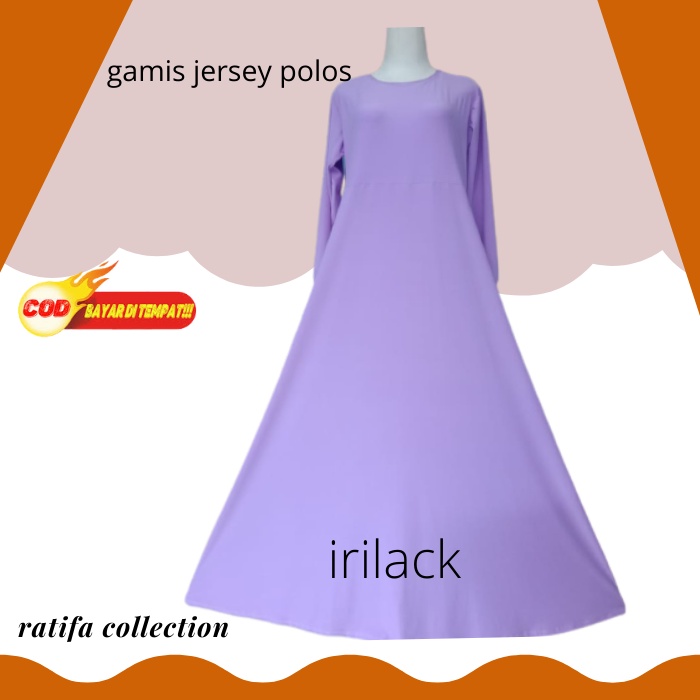 Gamis Jersey Busui Premium All size  xl LD 100 PJ130cm terbaru Fashion Muslim Wanita Inner dress