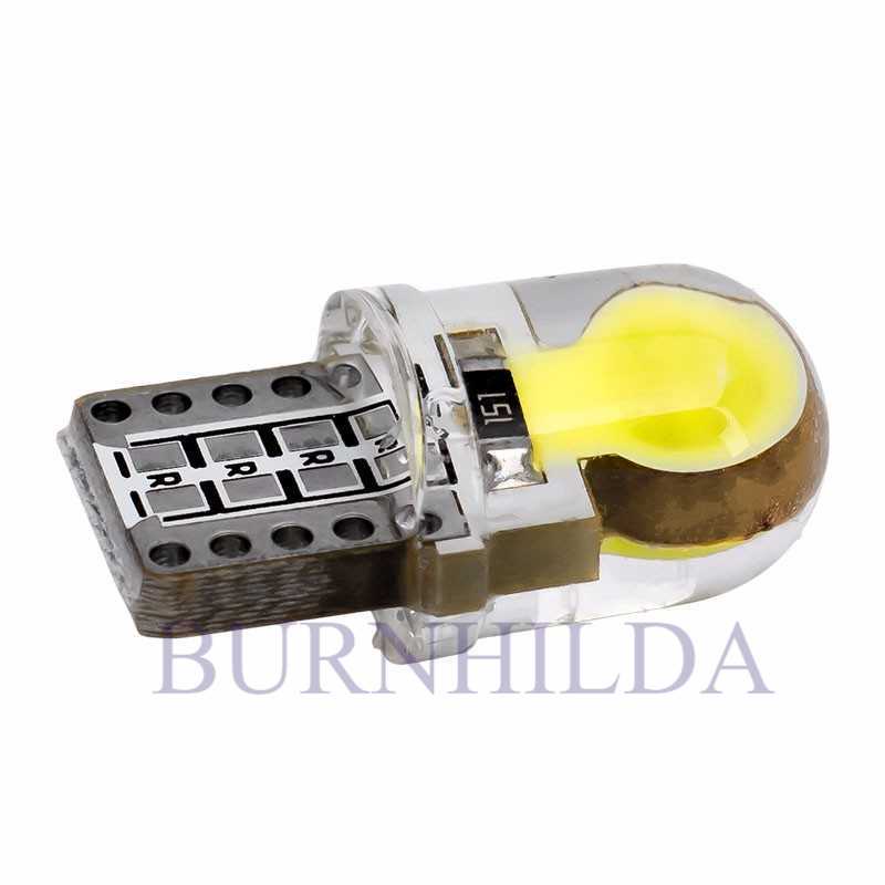 Lampu Mobil Headlight LED T10 W5W COB 2PCS