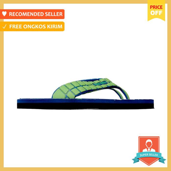 Sandal Pria - Sendal Jepit / Sandal Jepit Pria New Era Subaru Biru Hijau Size 41/42 - Sepatu Pria