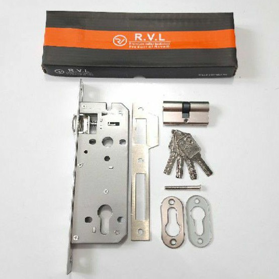 PEGANGAN PINTU RUMAH 33CM KOTAK 33.03 VETANO 2PASANG + BODY PELOR + ENGSEL PLAT