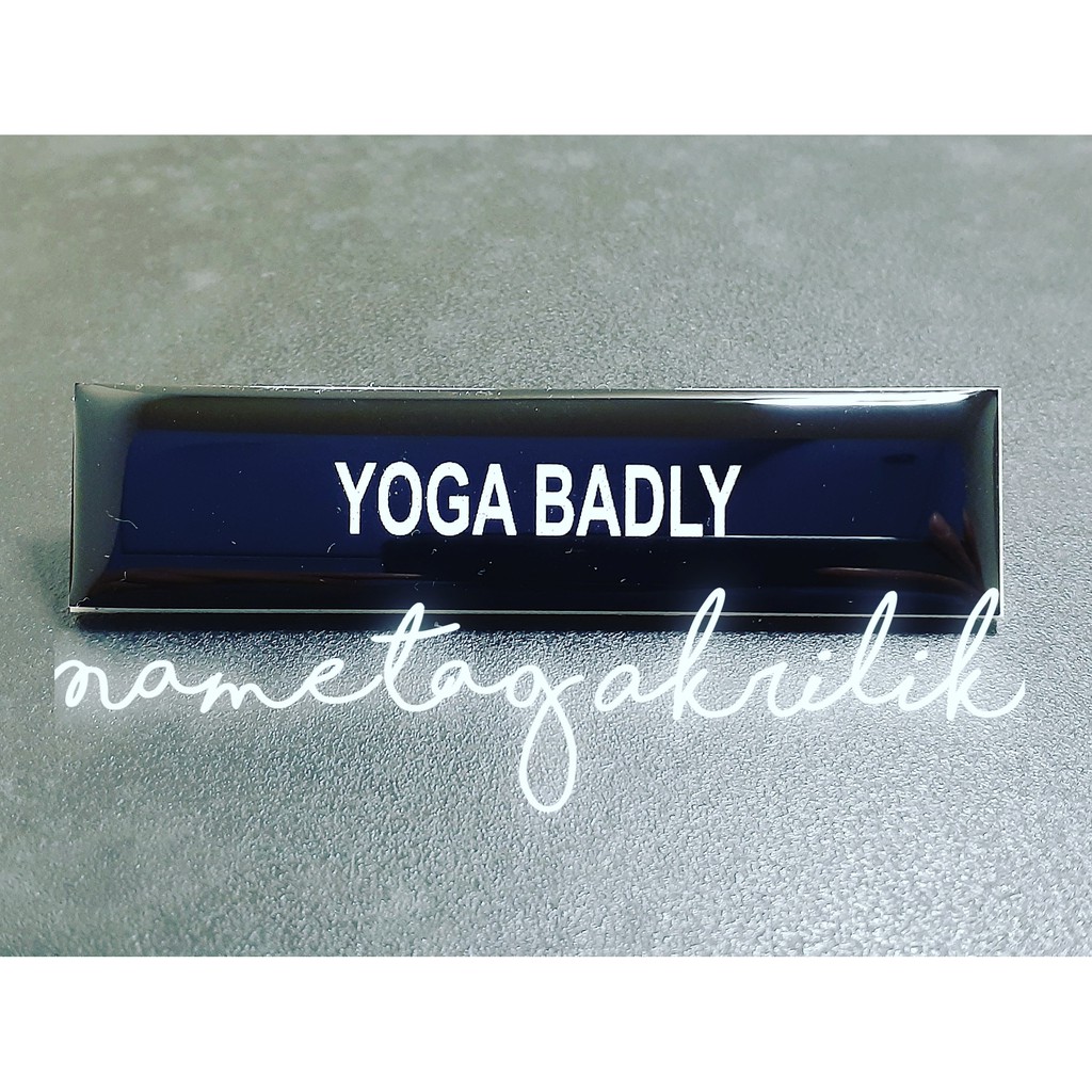 

Nametag, Papan Nama Dada, Magnet