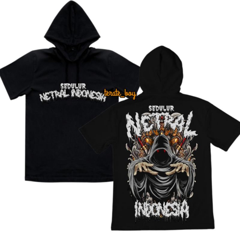 TS HOODIE DISTRO SEDULUR NETRAL INDONESIA (NETRAL)