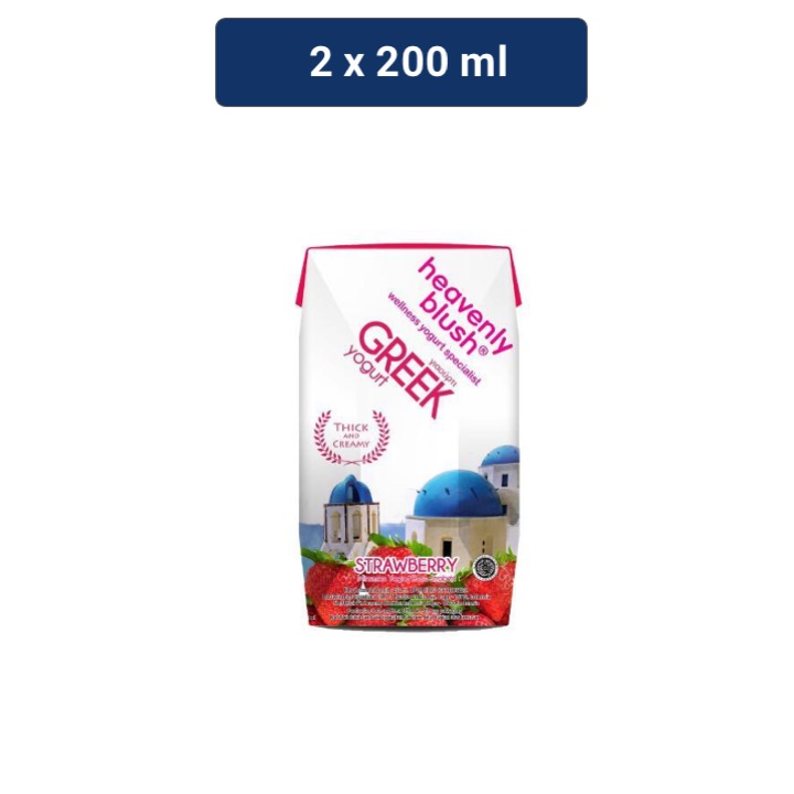 

Heavenly Blush Greek Yogurt Strawberry 2 x 200 ml