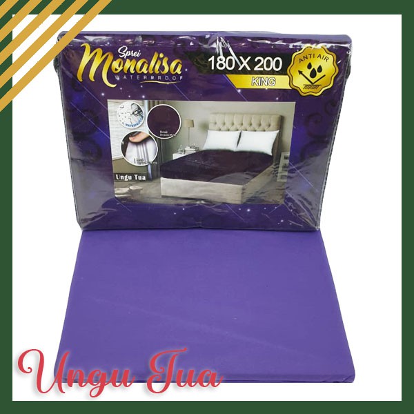 MONALISA Sprei WaterProof Anti Air PREMIUM Ukuran180x200 Anti Ompol - IJN PLAZA