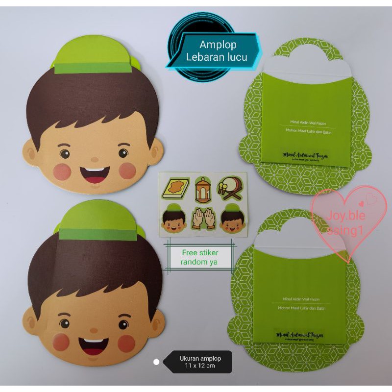 

AMPLOP LUCU LEBARAN IDUL FITRI TEBAL 3D DESIGN EKSKLUSIF PER PCS