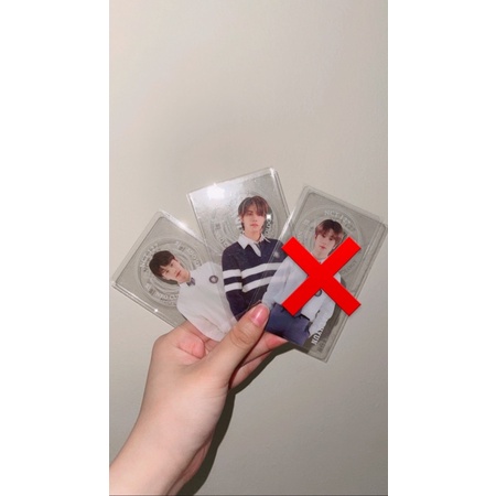 

NCT 127 B2S Transparant card