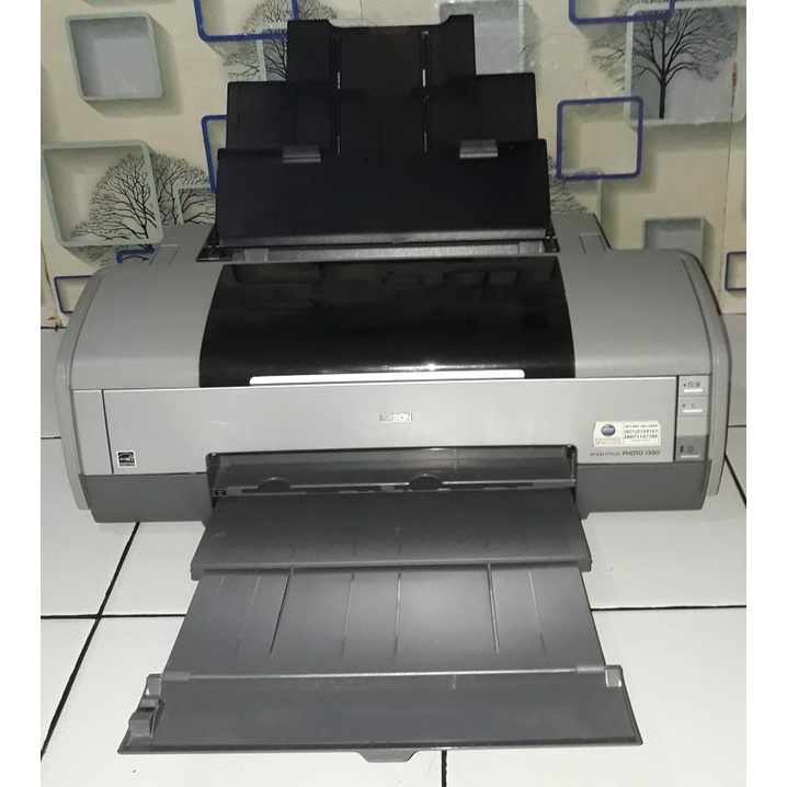 Printer Epson 1390 A3 Unit Tampa Head Printer Stylus Photo 1390 Bekas