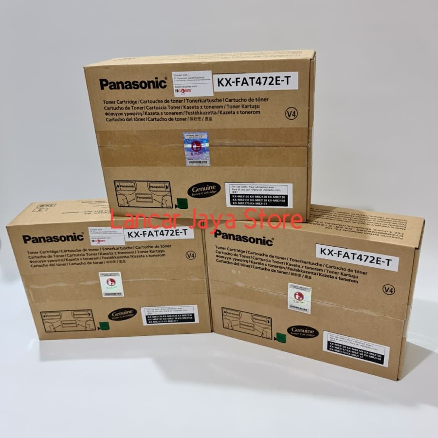 Toner Mesin Fax Panasonic KX-FAT472E-T (isi 3)