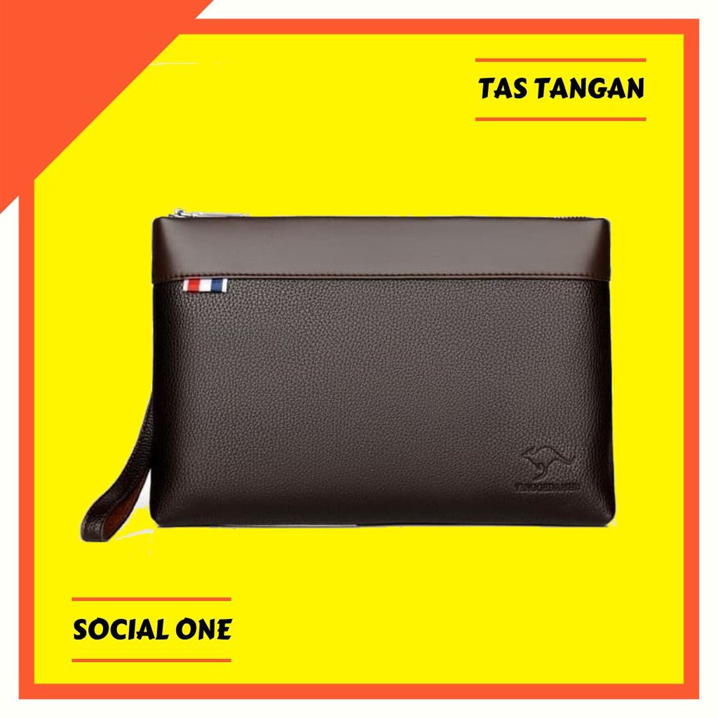 Tas Tangan Pria Kangaroo Clutch Pria Clutch Kulit Kangaroo GRANDE