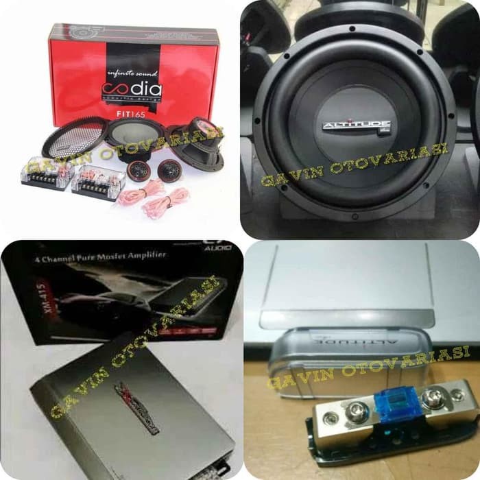 Kuy Beli  Paket Audio Mobil SQ GOLD TR02
