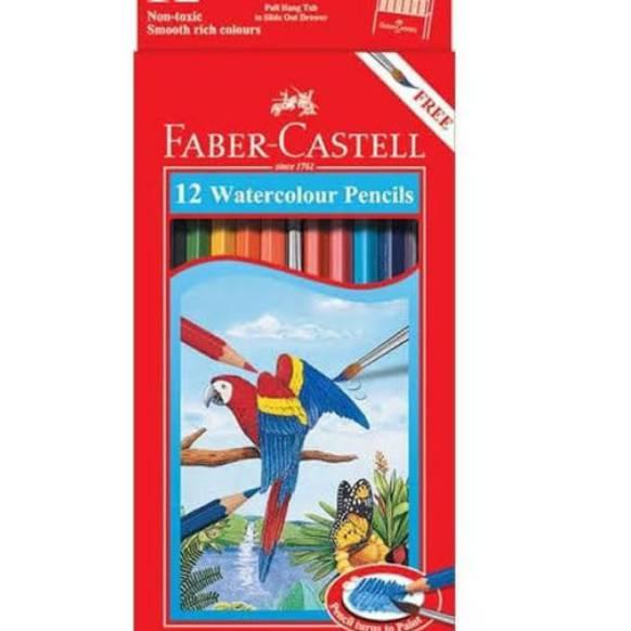 

Model Terheboh Watercolour Pencils 12 Long Faber Castell / Pensil Warna 12 Panjang