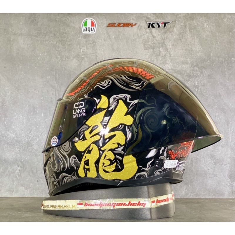 ZEUS HELM ZS 822 AO15 BLACK RED - ZEUS 822 FULL FACE MOTIF AO15 - HELM ZEUS FULL FACE-4