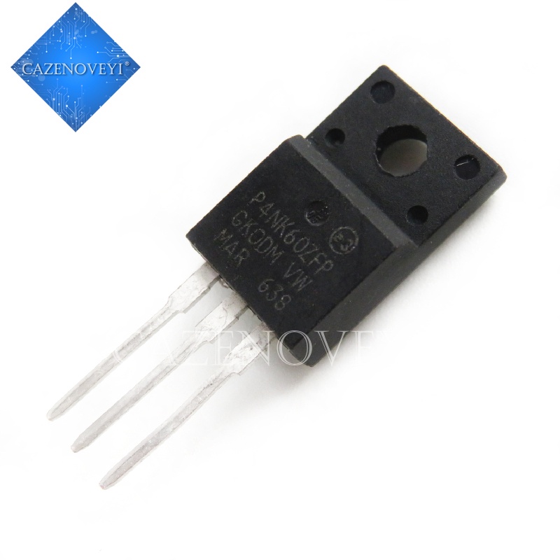 10pcs Ic Stp4Nk60Zfp P4Nk60Zfp 4n60 To-220F