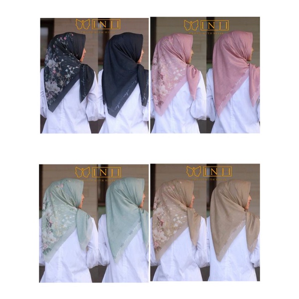 Hijab Inji original,Hijab bungatta original