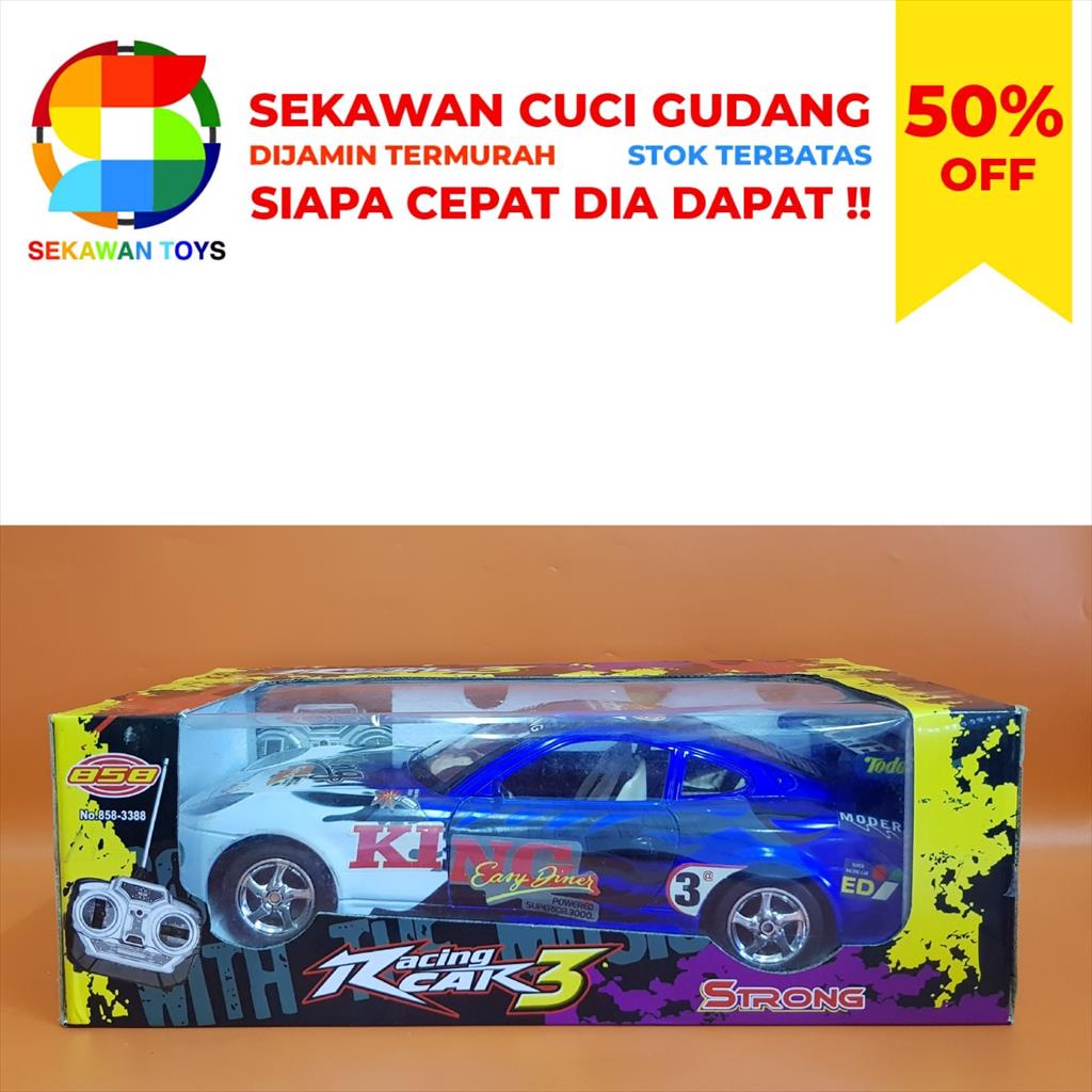 Mainan Mobil Remote Control/  Racing Car 3 SEKAWAN SALE 09