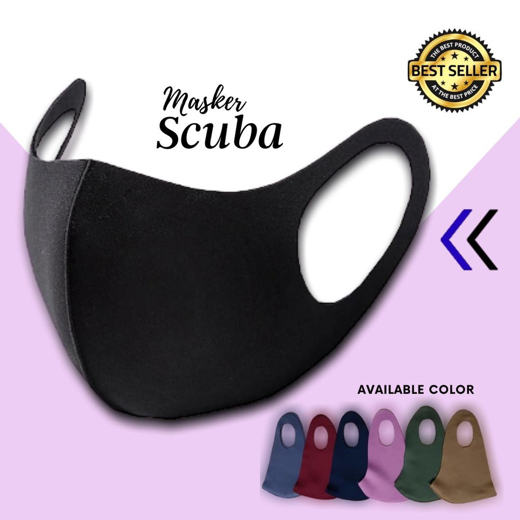 Masker Scuba Kualitas Premium Anti Polusi dan Debu Dewasa dan Anak