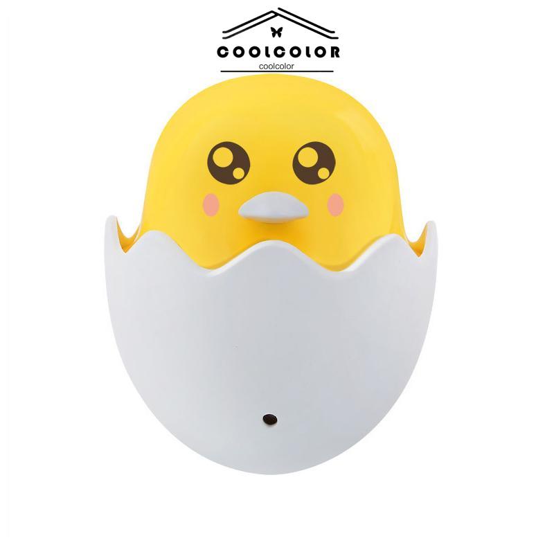 CODBebek Kuning Little Happy Bird Cahaya Kontrol Malam Lampu Lampu Leds Hadiah Kreatif- cl