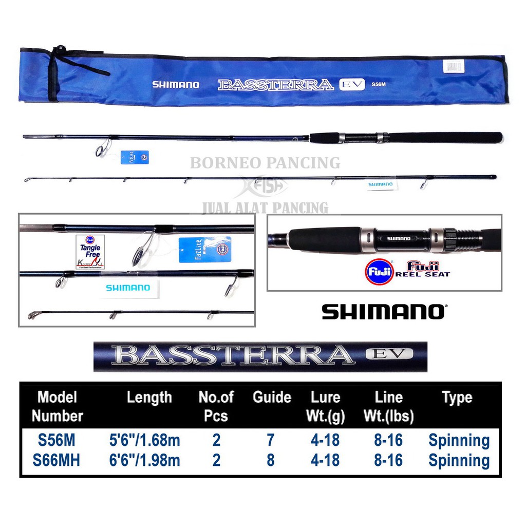 Joran Spinning Shimano BASSTERRA EV
