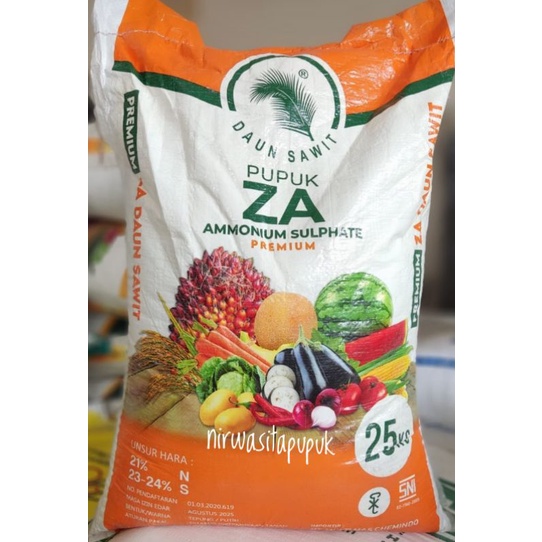 Pupuk ZA Daun Sawit Premium Kemasan Repack 1kg ZA Super
