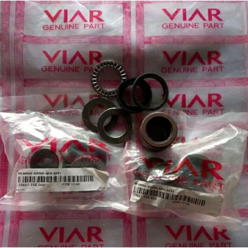 bearing swing arm cross x 250 se es ec original viar 1set (kiri&kanan)