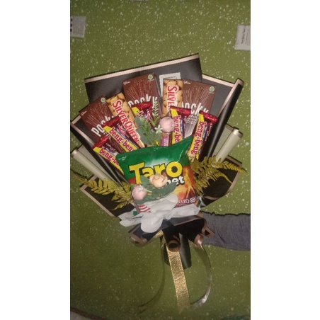 

buket coklat + snack