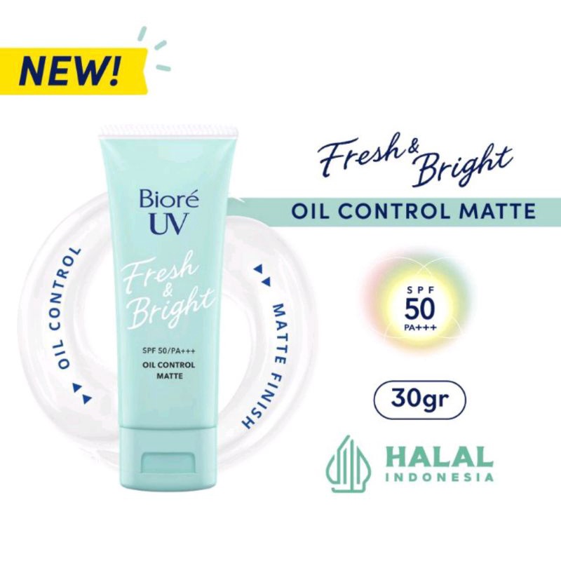 Biore UV Fresh &amp; Bright Oil Control Matte SPF 50 / PA+++ Exp 2025