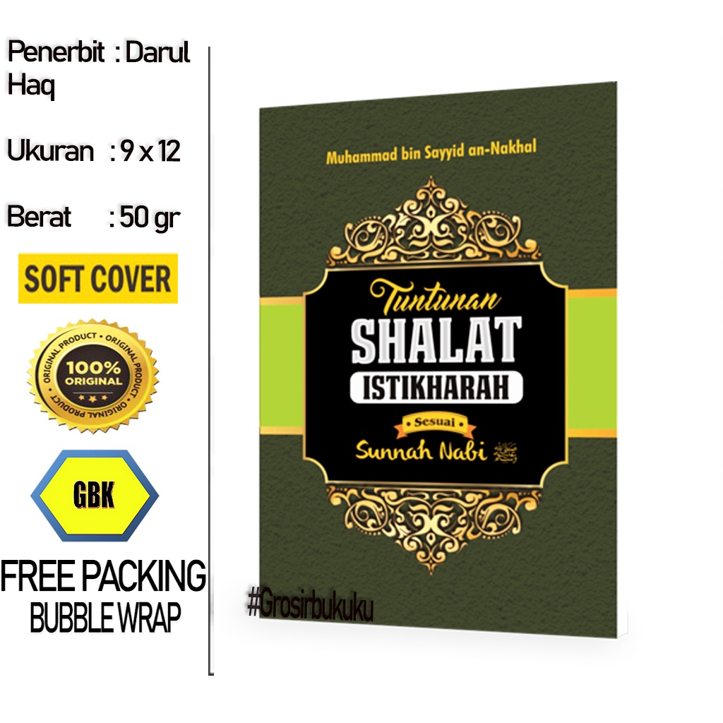 Buku Saku Tuntunan Shalat Istikharah Sesuai Sunnah Nabi - Darul Haq