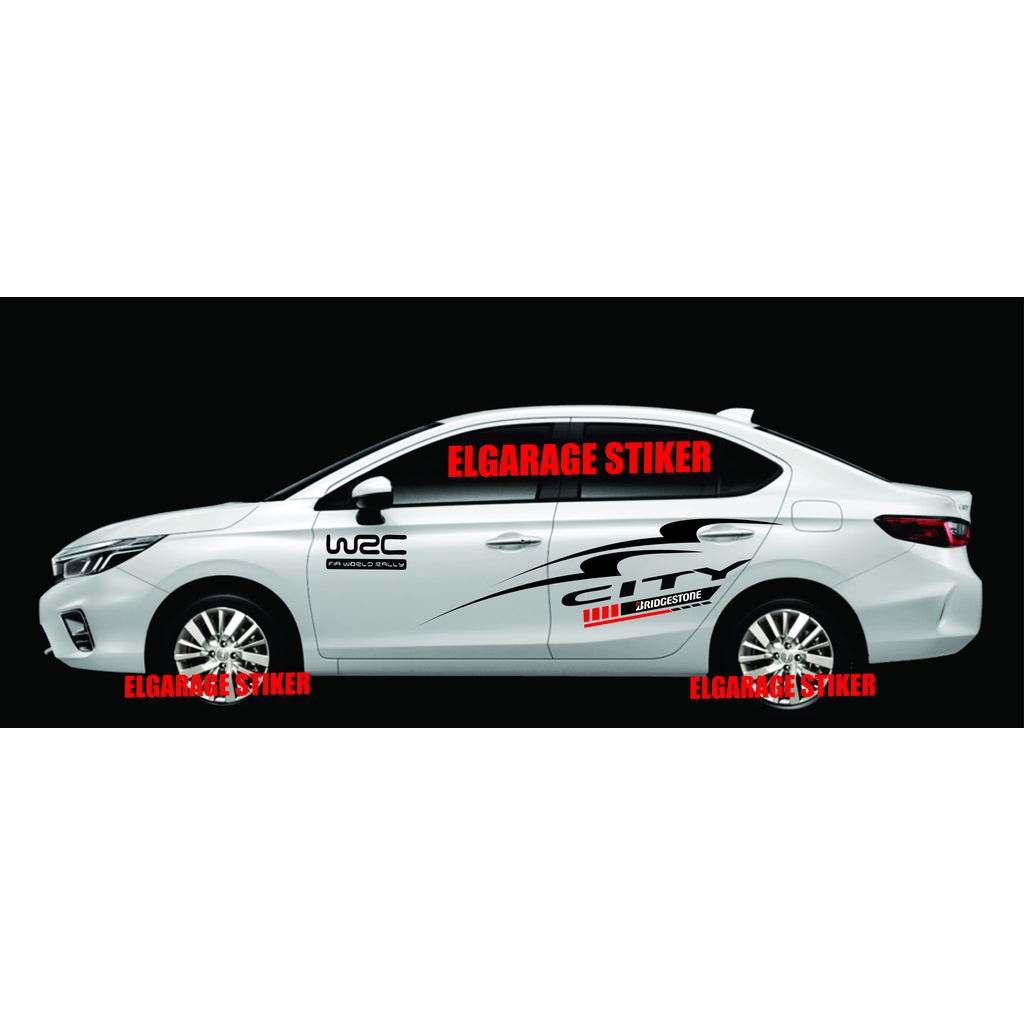 Stiker mobil honda city stiker body mobil honda city cutting stiker list mobil city vios civic camry