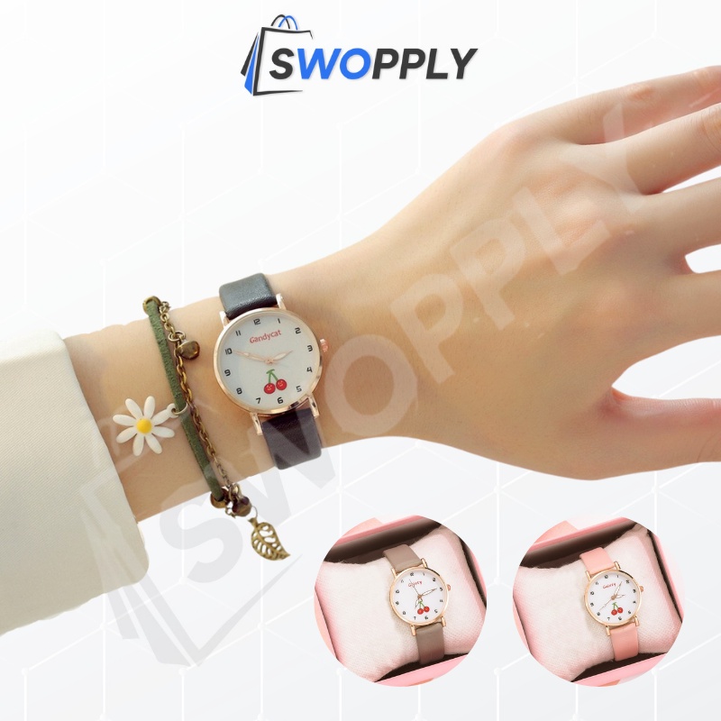 Swopply J178 Jam Tangan Analog Wanita Jam Fashion Cewek