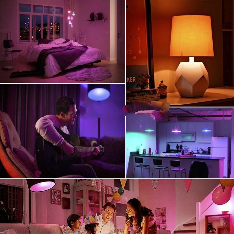 Lampu Bohlam 10W LED RGB Berubah Warna Warni Remote control original lampu Hias Warna Warni Lampu Kamar tidur