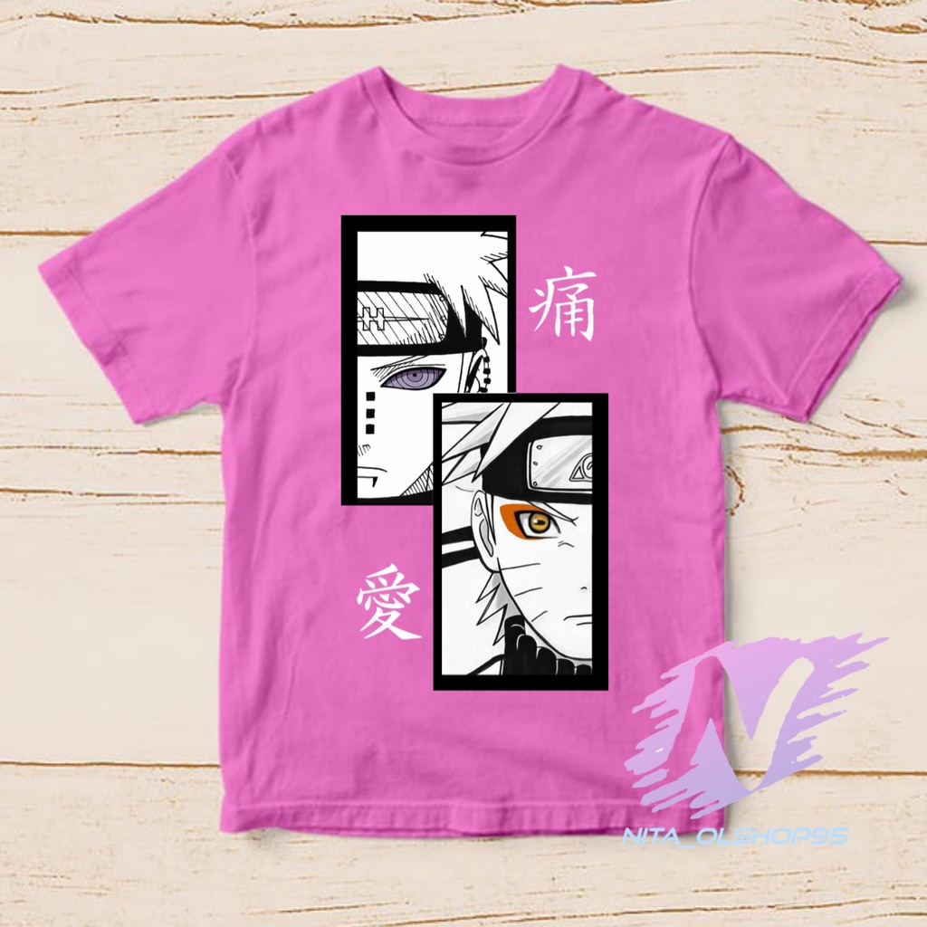 kaos naruto dan pain baju kaos anak anime