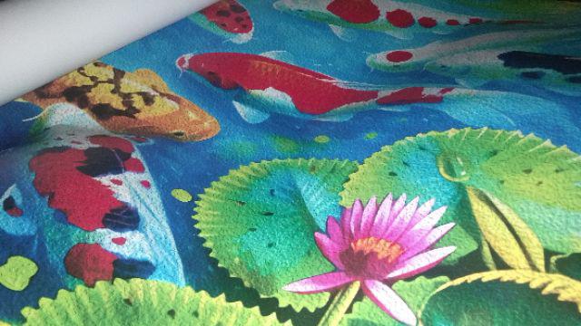 Lukisan Ikan Koi Fengshui Membawa Keberuntungan Hoki [kode:g122]