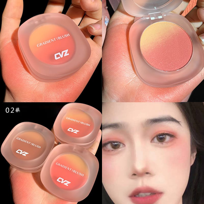 HARGA MURAH!!! REKOMENDASI Gradient Blush On CVZ dengan warna yang cantik/membuat pipi menjadi bersinar