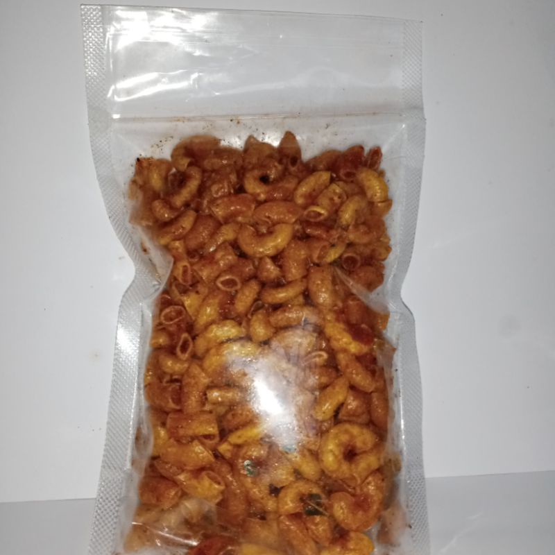 

Makaroni Bantet Pedas ||Makaroni Bantet pedas Daun jeruk Isi 150