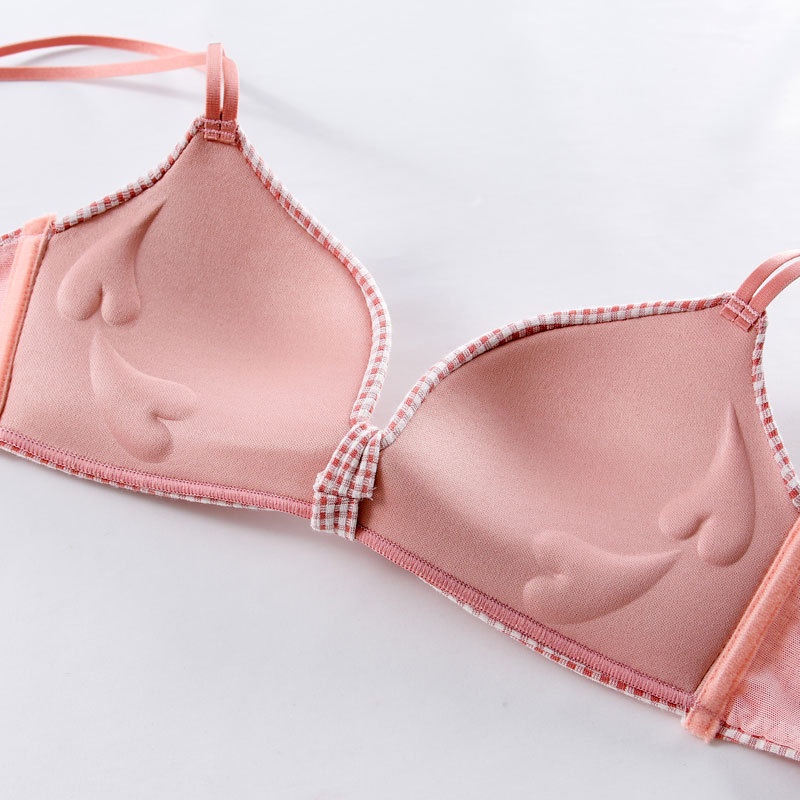 MOO B446 BH Bra cute Jepang Sexy Tanpa Kawat Bra Import Asian Style cod (BRA TANPA CD)