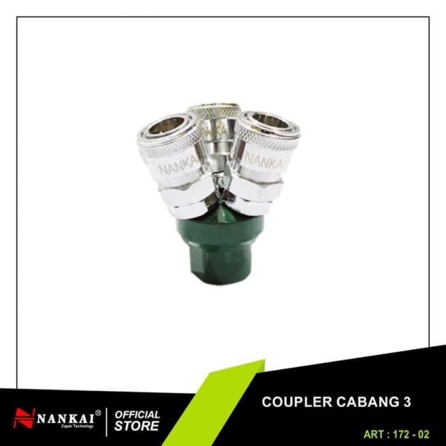 KOPLER CABANG 3 QUICK COUPLER CABANG 3