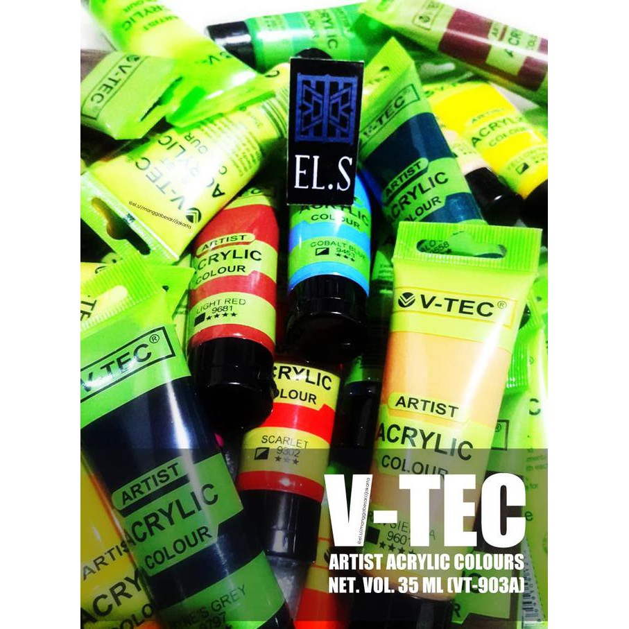

V-TEC Acrylic Colours 35 ml ( VT-930A)
