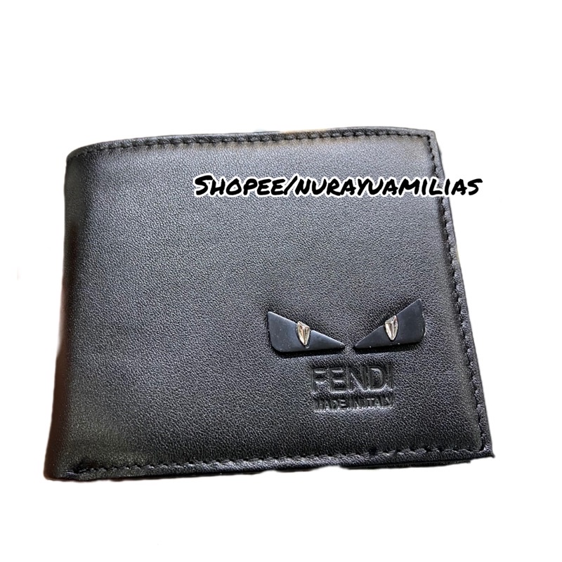 Dompet pria fendi full kulit asli import dompet lipat pria import