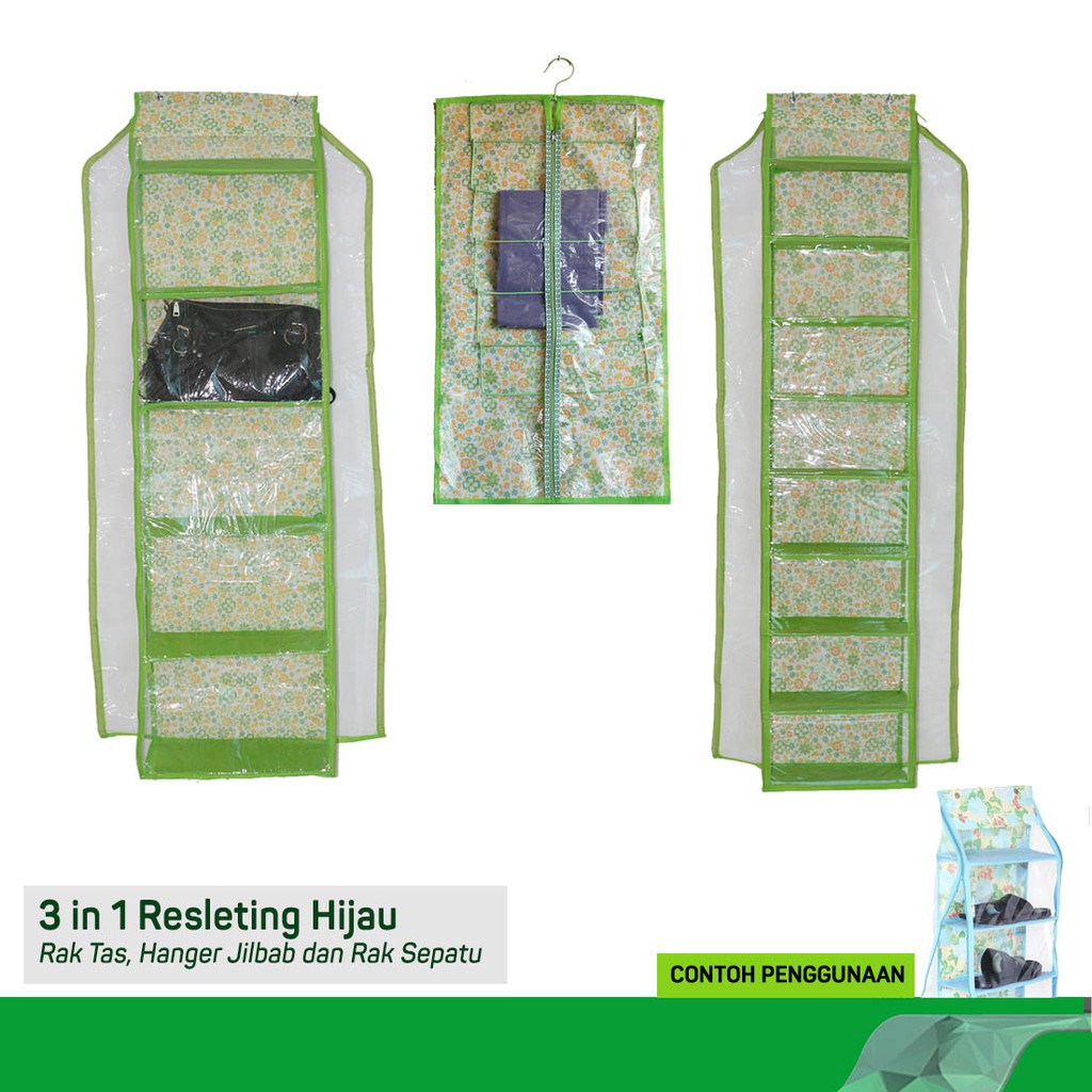 AMAN KUAT TAHAN LAMA ASLI KEREN KADO S/ ORGANIZER SET 3 IN 1 4in1 RAK GANTUNG HBO HSO HJO RESLETING