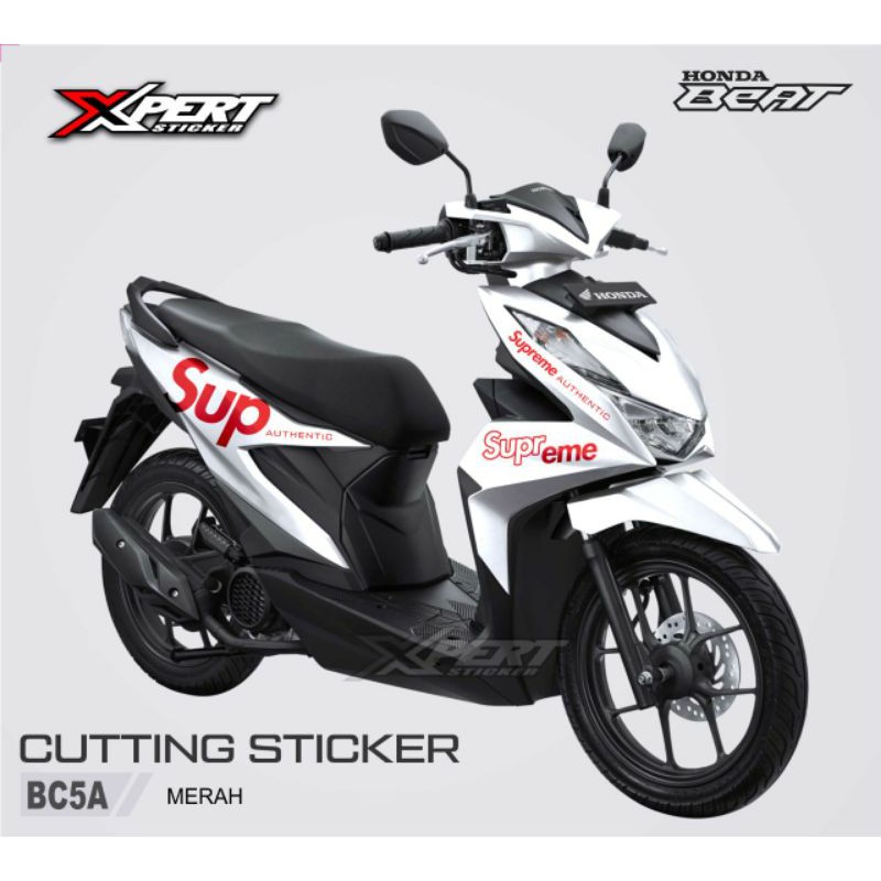 Sticker beat 2020 supreme / cutting sticker honda beat murah