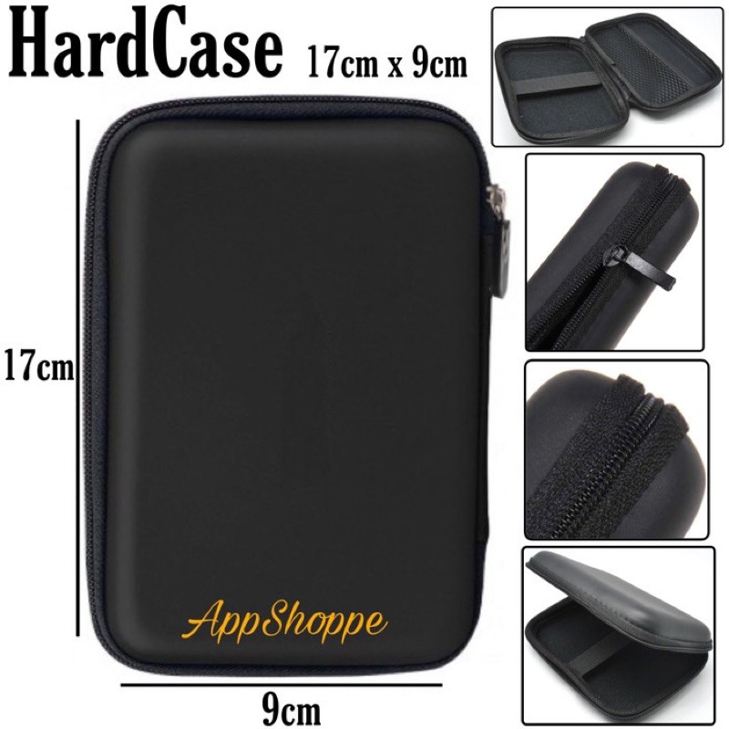 Jual Hardcase HDD Pouch Tas Universal Pouch Carrying Case 17cm x 9cm x