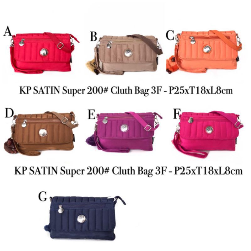 Clucth / Dompet KP SATIN Super 200# Cluth Bag 3F# Size : P25xT18xL8cm