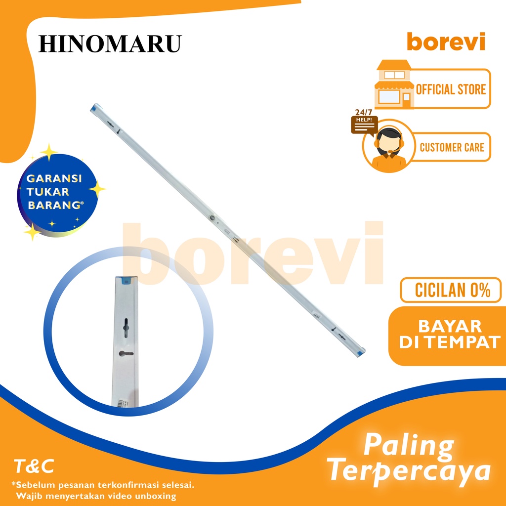 KAP LAMPU LED HINOMARU 18W / KAP BALOK LED T8 18 WATT