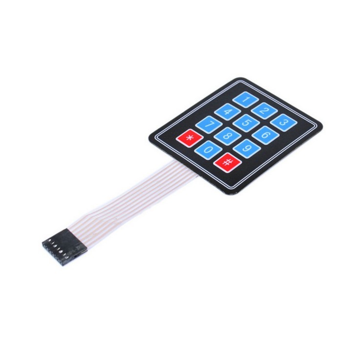 Flexible Matrix membrane Membran keypad 3x4  3 x 4 arduino compatible