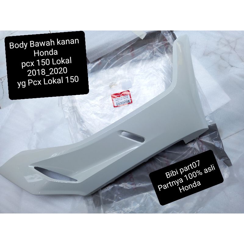 Body Bawah kanan putih pcx 150 Lokal