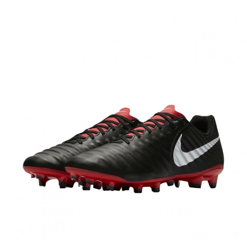 Sepatu Bola Anak [BIG SALE] - Nike Kids Tiempo Legend 7 Academy FG Black/Red - Original 1000% BNIB