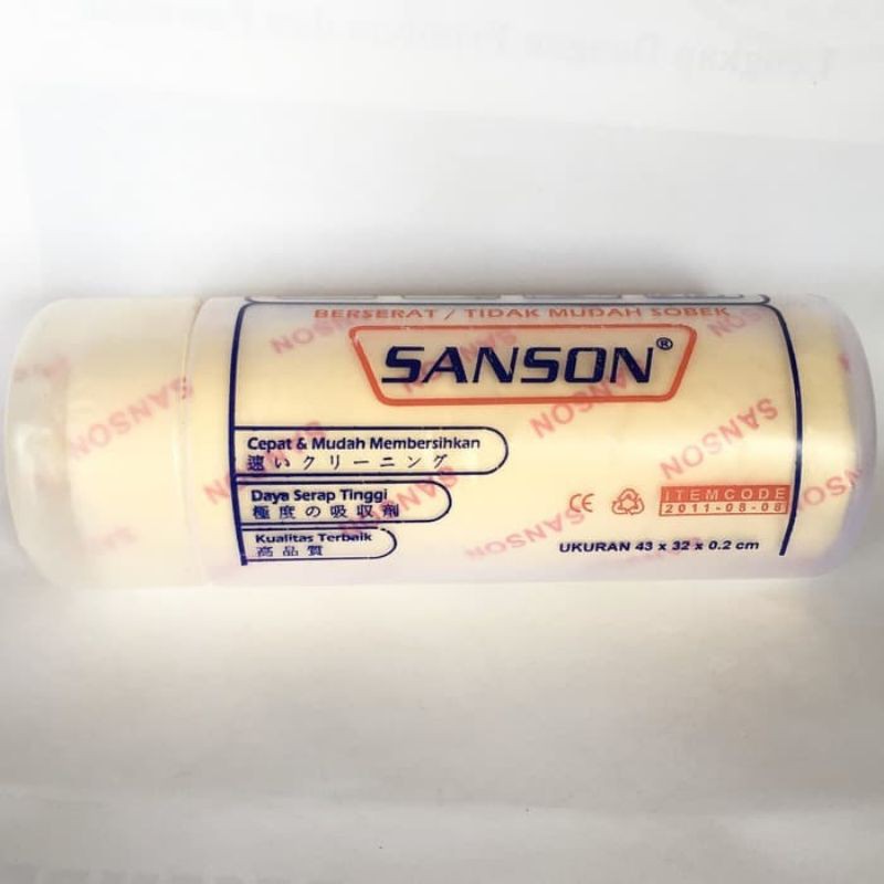 

kanebo sanson (berserat / tidak mudah sobek)