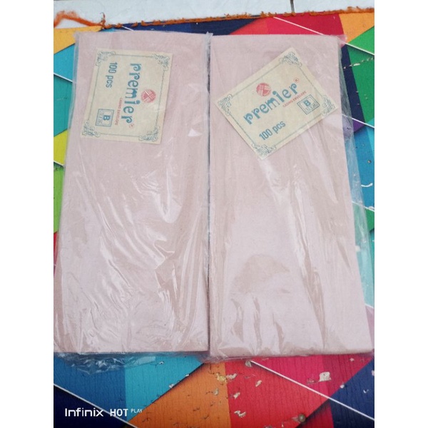 

Amplop coklat segi panjang 100 pcs 12x28 cm Murah