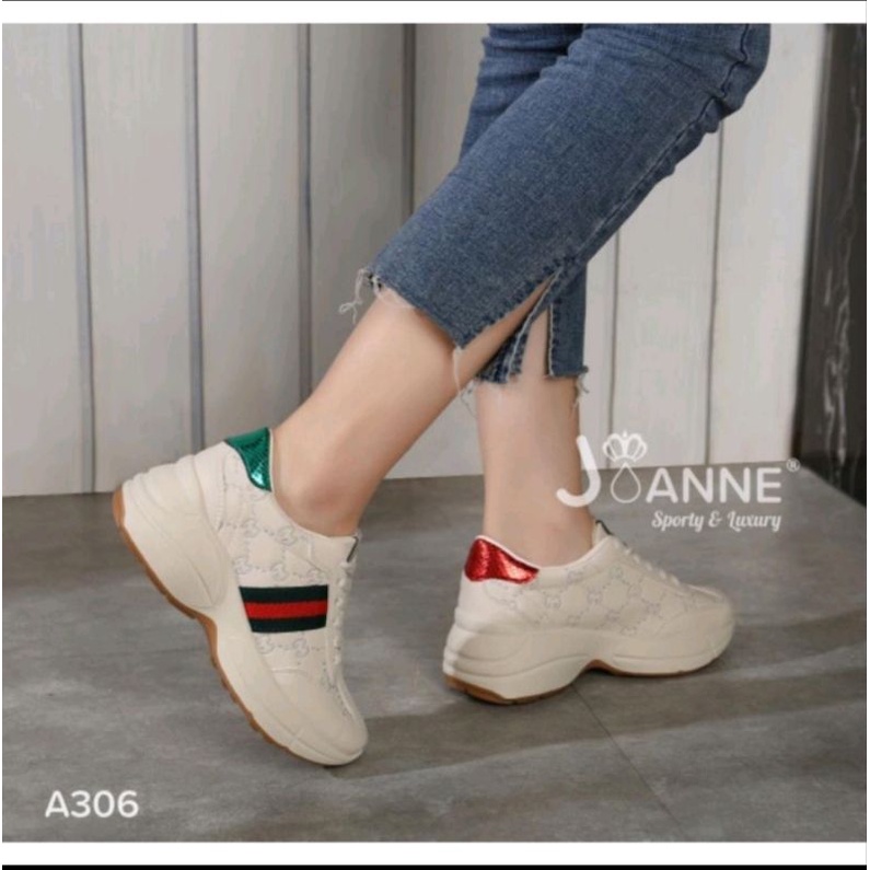 SIAP KIRIM/JOANNE SNEAKERS SPORTY/SNEAKER WANITA/JOANNE SNEAKER ORIGINAL/SEPATU WANITA/SEPATU MURAH