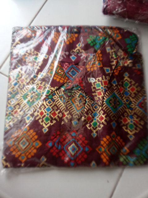 Bg - Batik Couple Keluarga Arabella / Couple Gamis Family / Seragam Pesta / Monalisa Syarii Busui